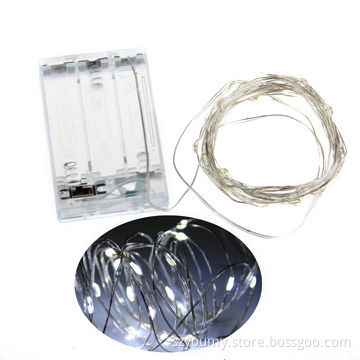 20 LEDS 2M Copper Wire LED Lights String, Fairy Battery Powered